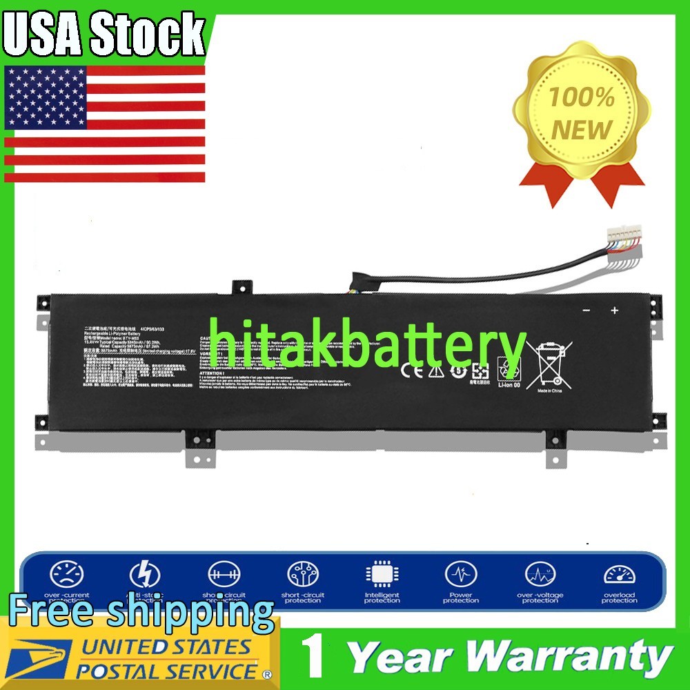 BTY-M55 Battery For MSI Alpha 15 A3DDK A4DEK B5EEK B5EX Series 925QA055H 15.4V