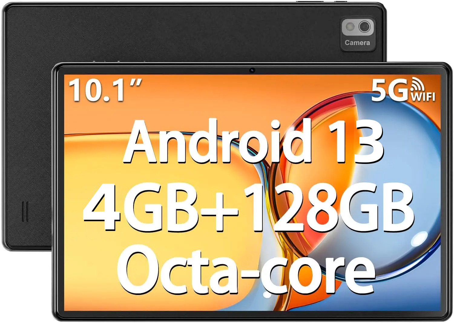SGIN 10.1 Inch Tablet Android 13 4GB RAM 128GB ROM Octa-Core Google 5G WiFi