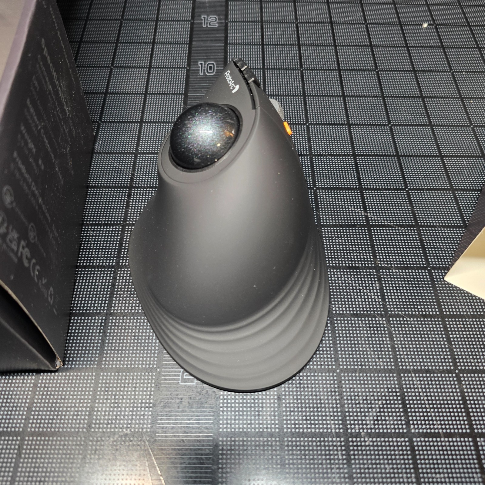 ProtoArc EM05 NL Vertical ERGONOMIC Wireless Blue Trackball Rechargeable Mouse