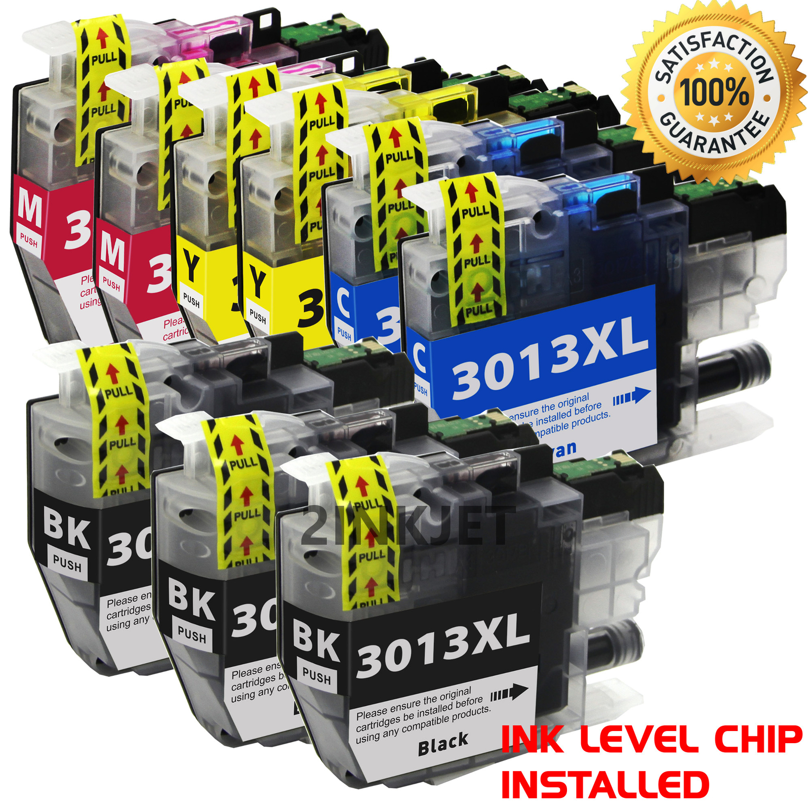 9pk LC3013 Ink Cartridges FITS for LC3011 MFC-J491DW J497DW MFC-J895DW J690DW