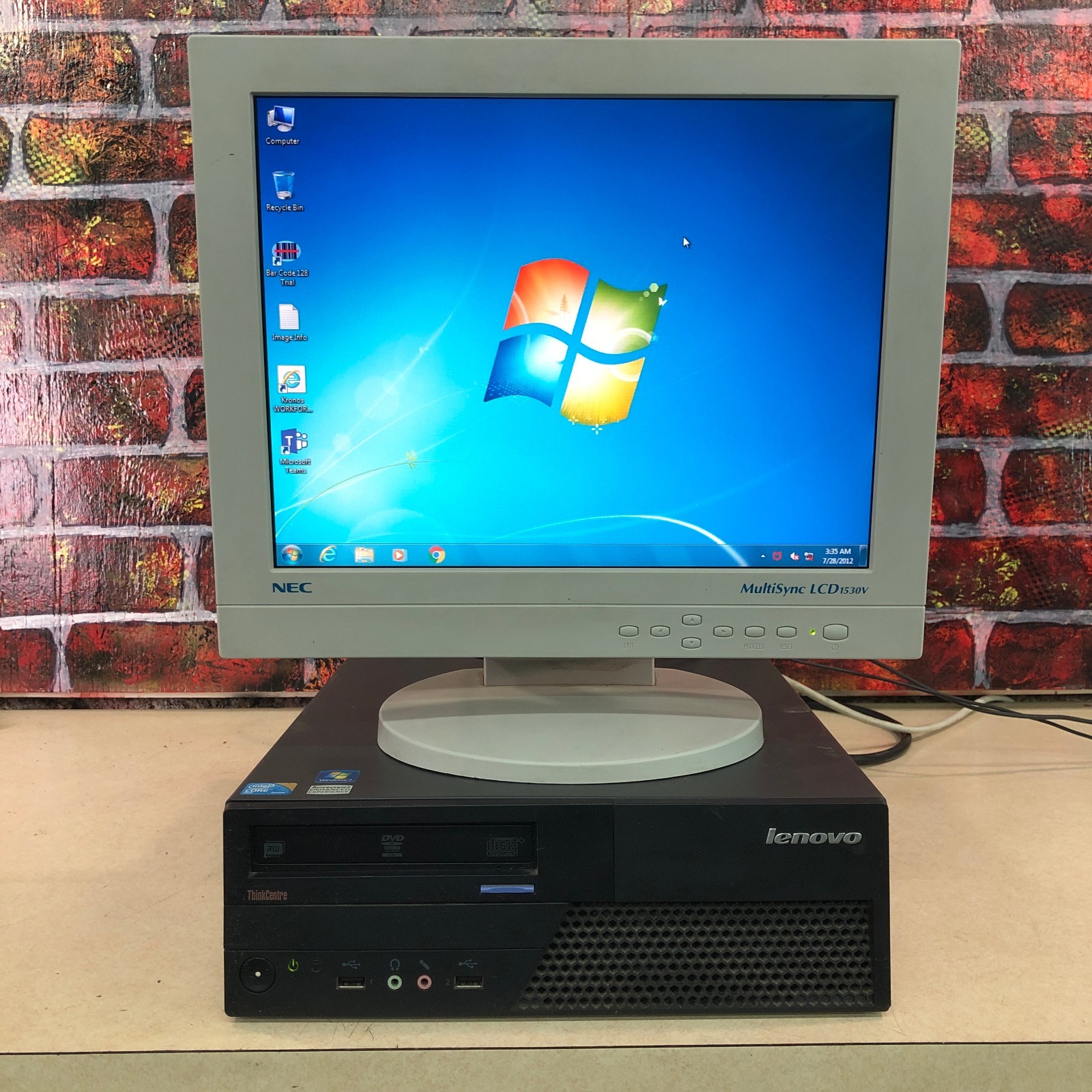 Lenovo SFF Desktop PC Retro Gaming Core 2 2.93GHz 6GB RAM (Windows 7 Pro)
