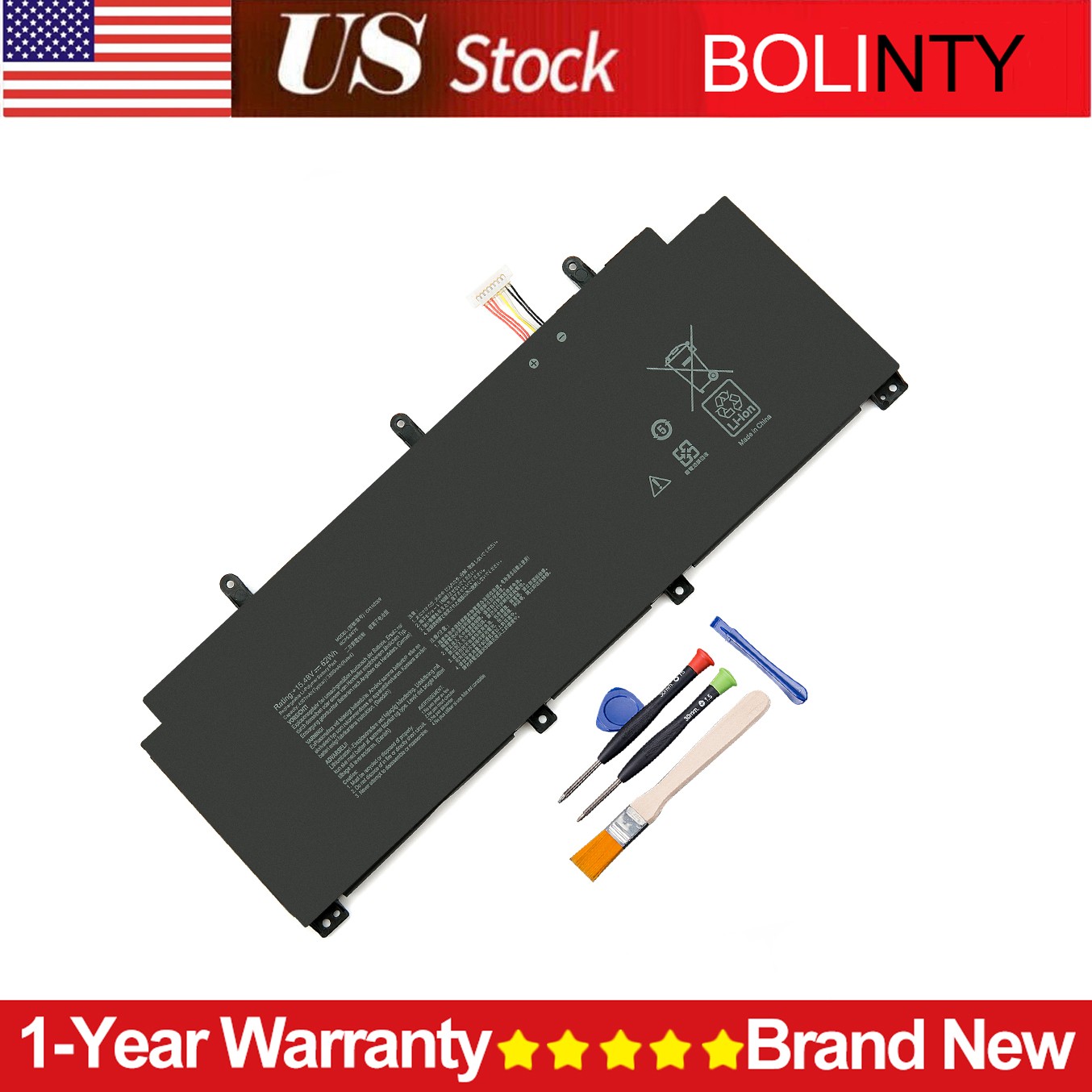 C41N2009 Laptop Battery For ASUS ROG Flow X13 GV301 GV301QC GV301QE GV301QH 62WH