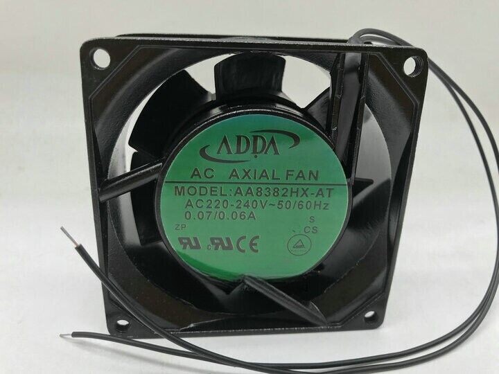 1 PCS For ADDA fan AA8382HX-AT 220-240V 0.07/0.06A AC 8038 2wire