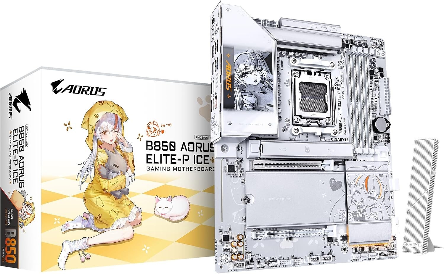 GIGABYTE B850 AORUS ELITE-P ICE ATX Motherboard MB7038