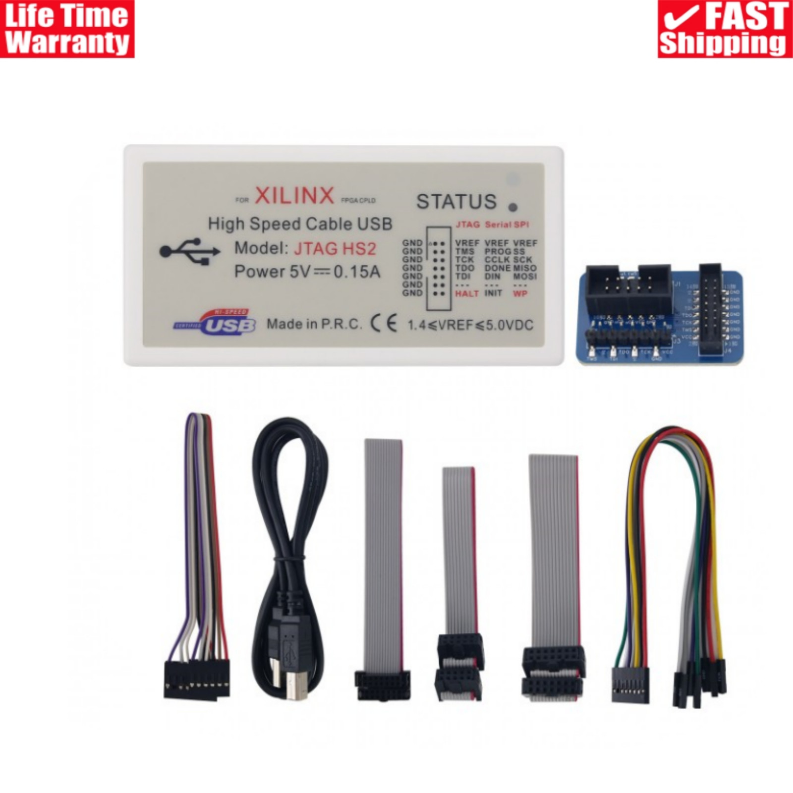 JTAG HS2 Cable USB Emulator with Third-Party Solution for FPGA CPLD and Windows