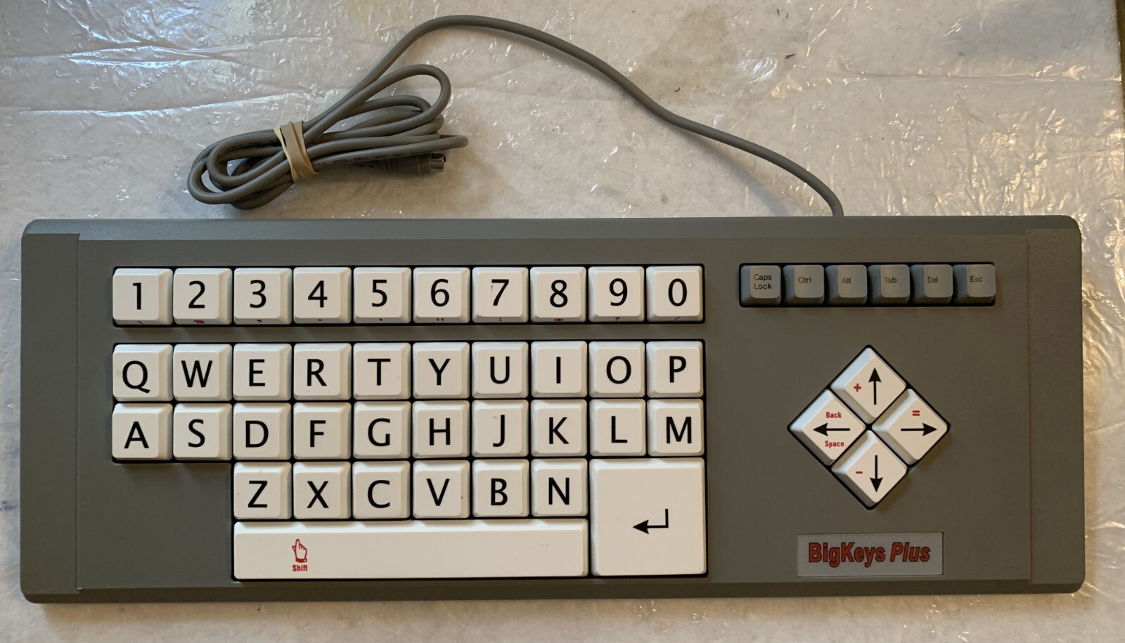 BigKeys Plus Big Large Keys Computer Keyboard PS2 serial Vision impairment