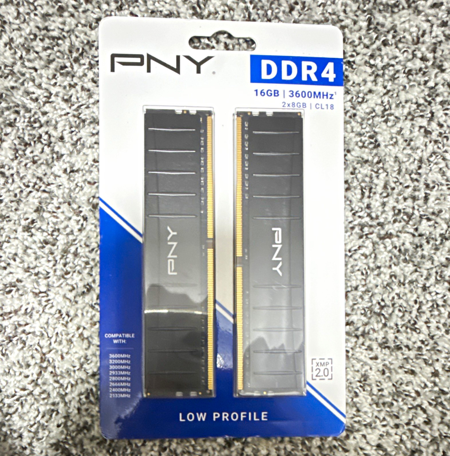 PNY 16GB (2x8GB) DDR4 3600MHz Desktop RAM