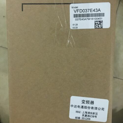 One New Delta VFD037E43A Inverter 380V 3.7KW Expedited Shipping