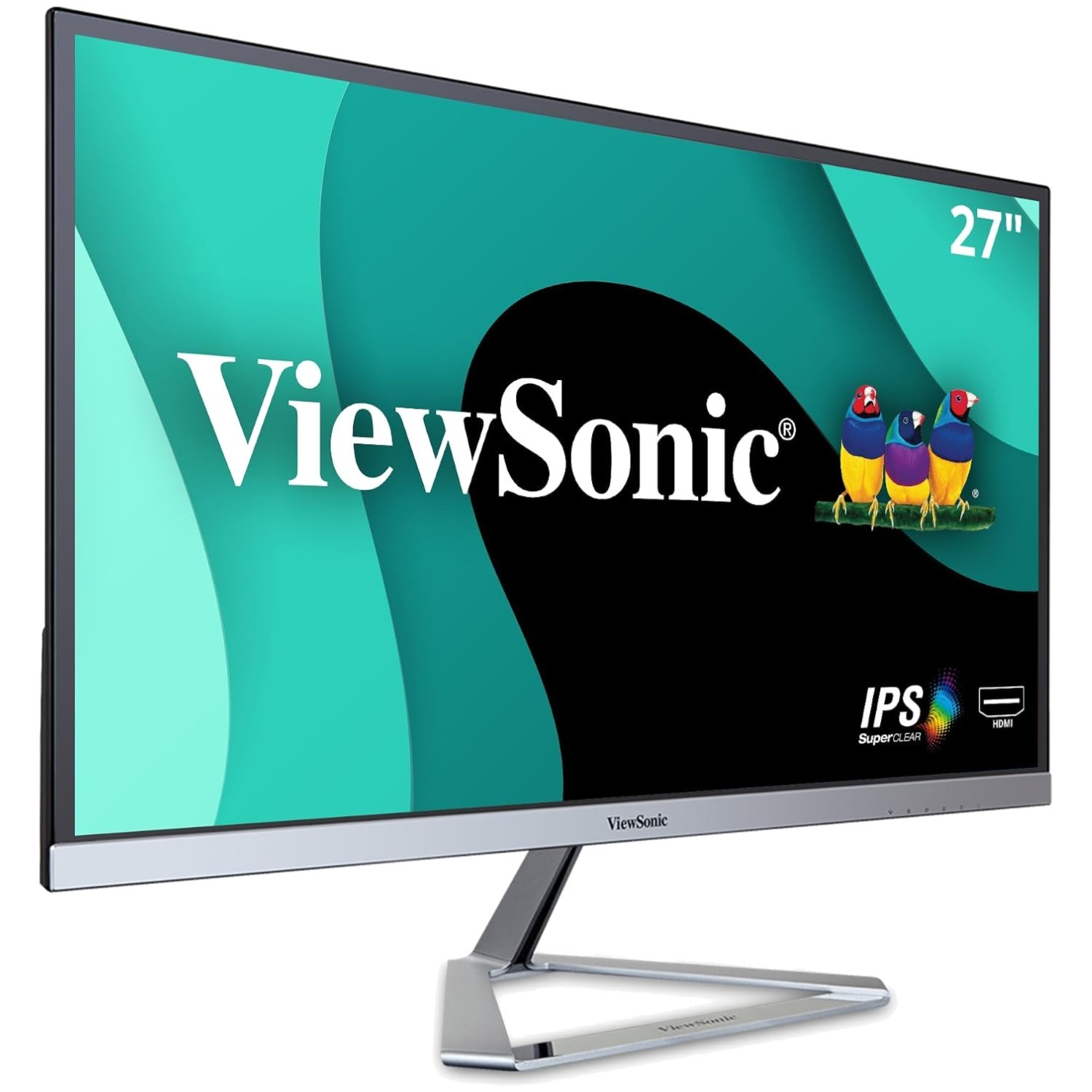 Sleek 27" Full HD Monitor with Versatile Connectivity