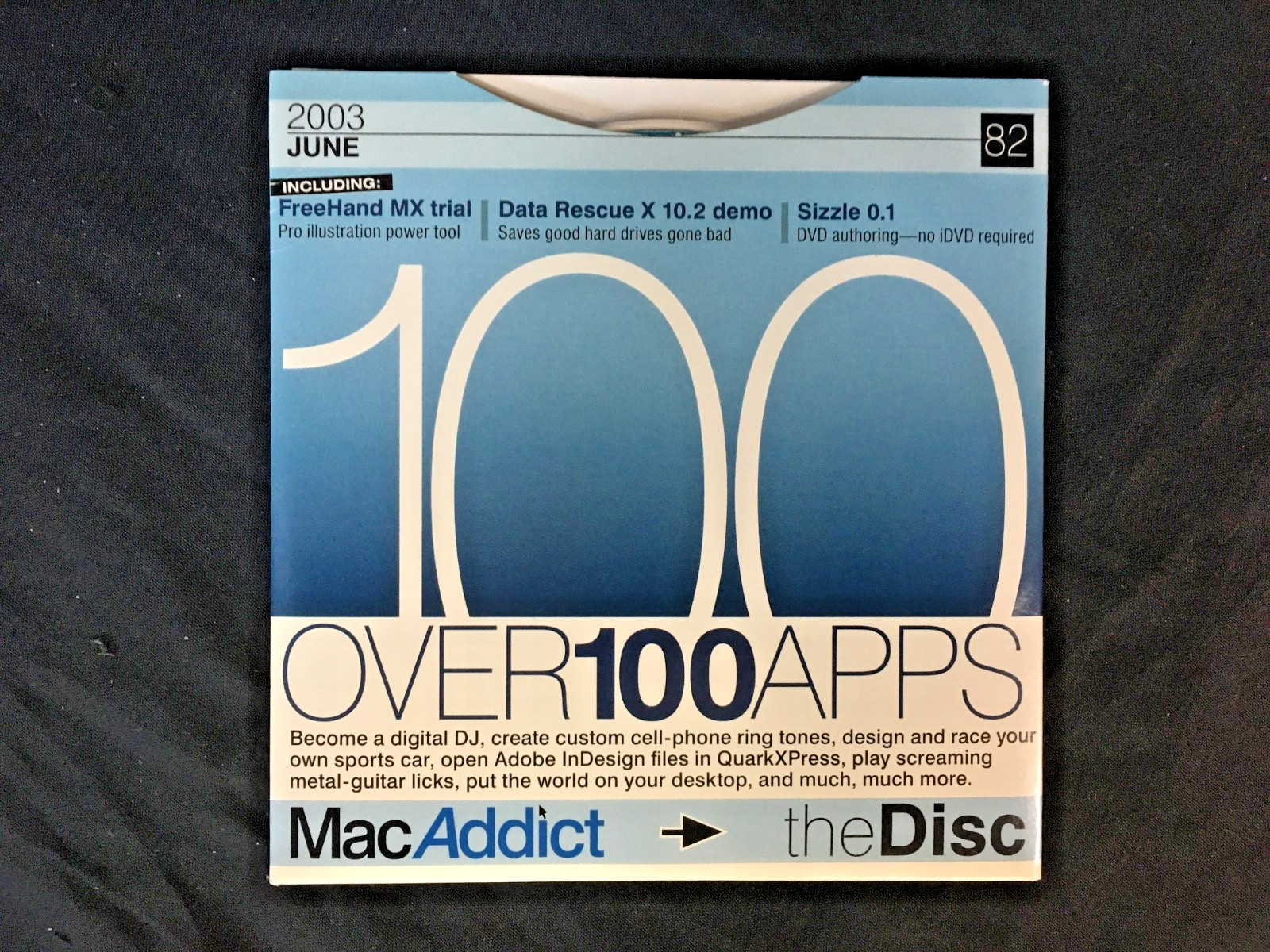 MacAddict The Disc - June 2003 - #82 - Over 100 Apps - Imagine Media