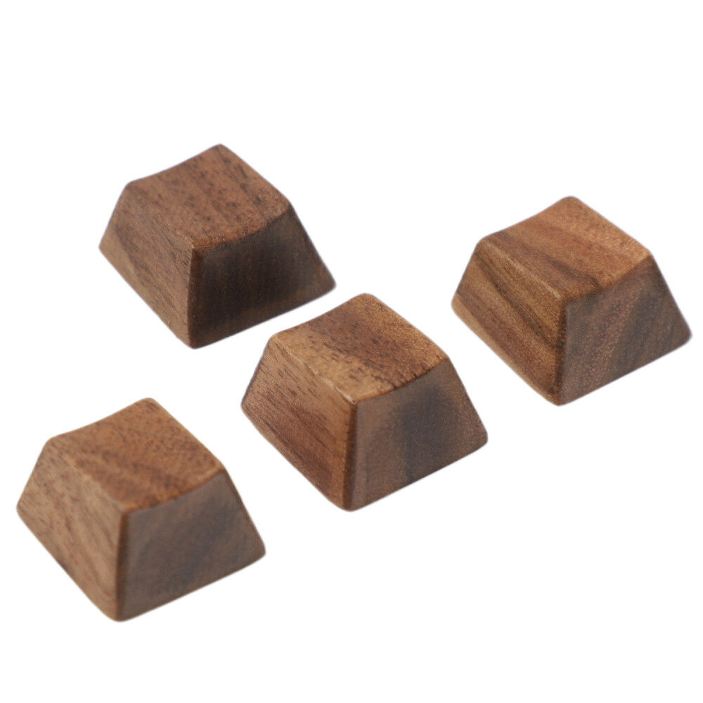 Wooden Keycap Solid Walnut Wood Keycap Artisan Custom Spacebar Esc Arrow Keys
