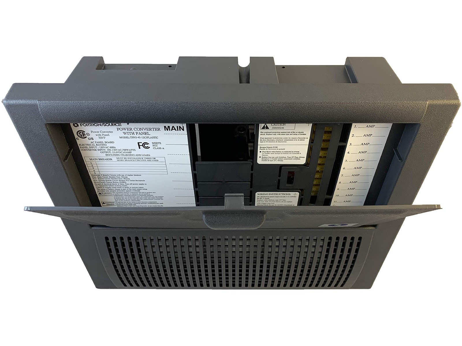 Fortron Source RV Power Supply 45Amp with Plastic Enclosure Recreational Vehi...