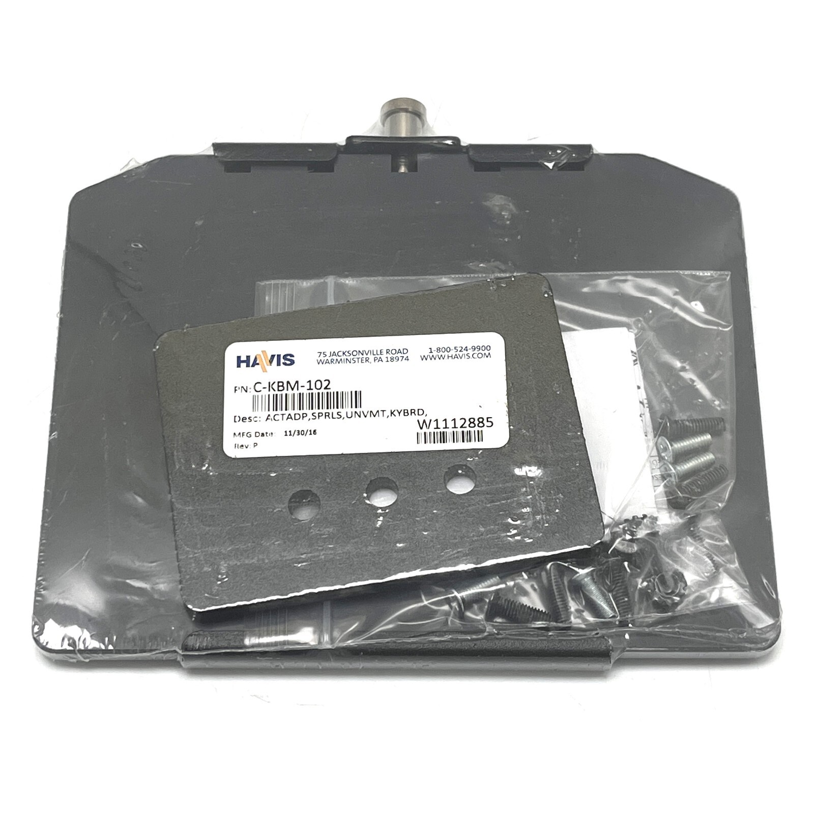 NEW HAVIS QUICK RELEASE SLIDE FOR KEYBOARD MOUNTING PLATE C-KBM-102