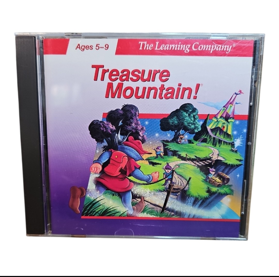 The Learning Company Treasure Mountain Educational Software for PC Video Game