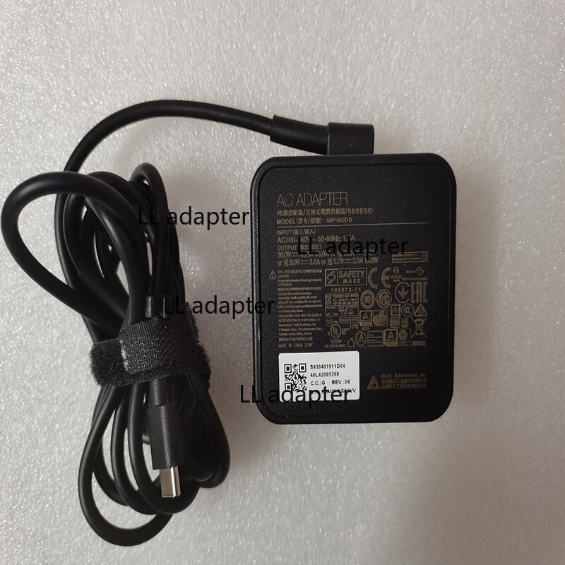 For MSI Claw 8 AI+ A2VM-001US OEM 65W Delta/MSI 20V USB-C ADP-65SD B Charger