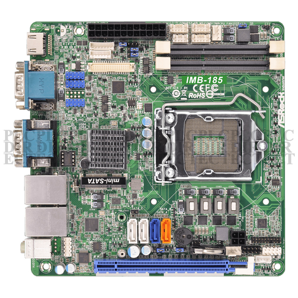 Used ASRock IMB-185 Motherboard