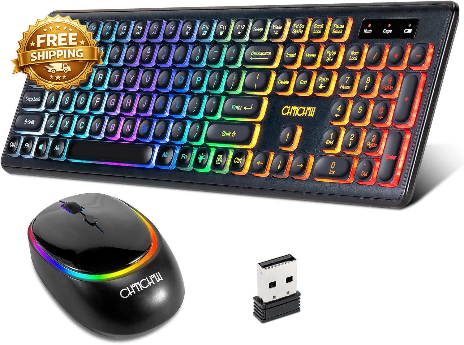 NEW FOR THE Wireless Rechargeable Keyboard and Mouse  W300 MULTI DESIGHN