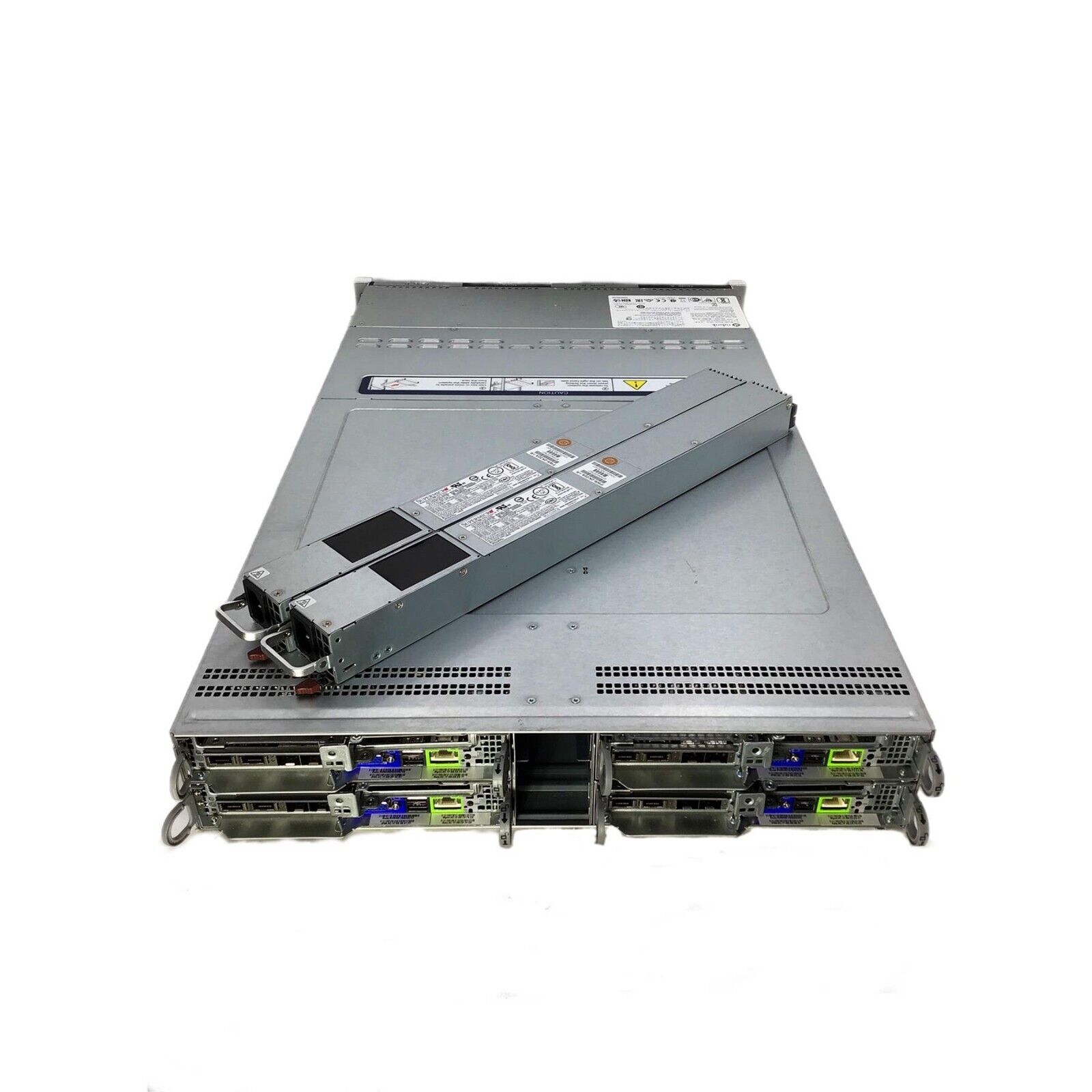 Supermicro 2U 4 Node 12x NVME Server X10DRT-B+ 8x Xeon 18 Cores 8x 25GB SFP28