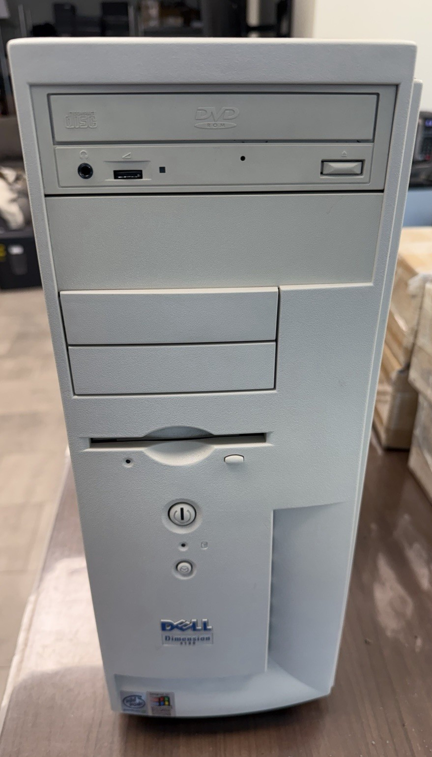 Dell Dimension 4100, Pentium 433 MHZ, 128 MB RAM, NO HD *BOOTS TO BIOS*