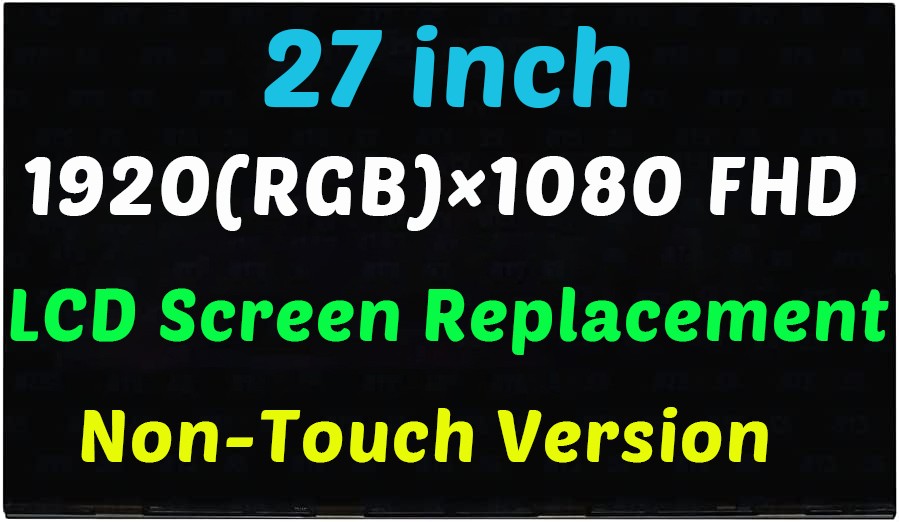 New 27" Borderless LCD Display Screen All-in-One Non-Touch FHD HP 27-D 27-DP1280