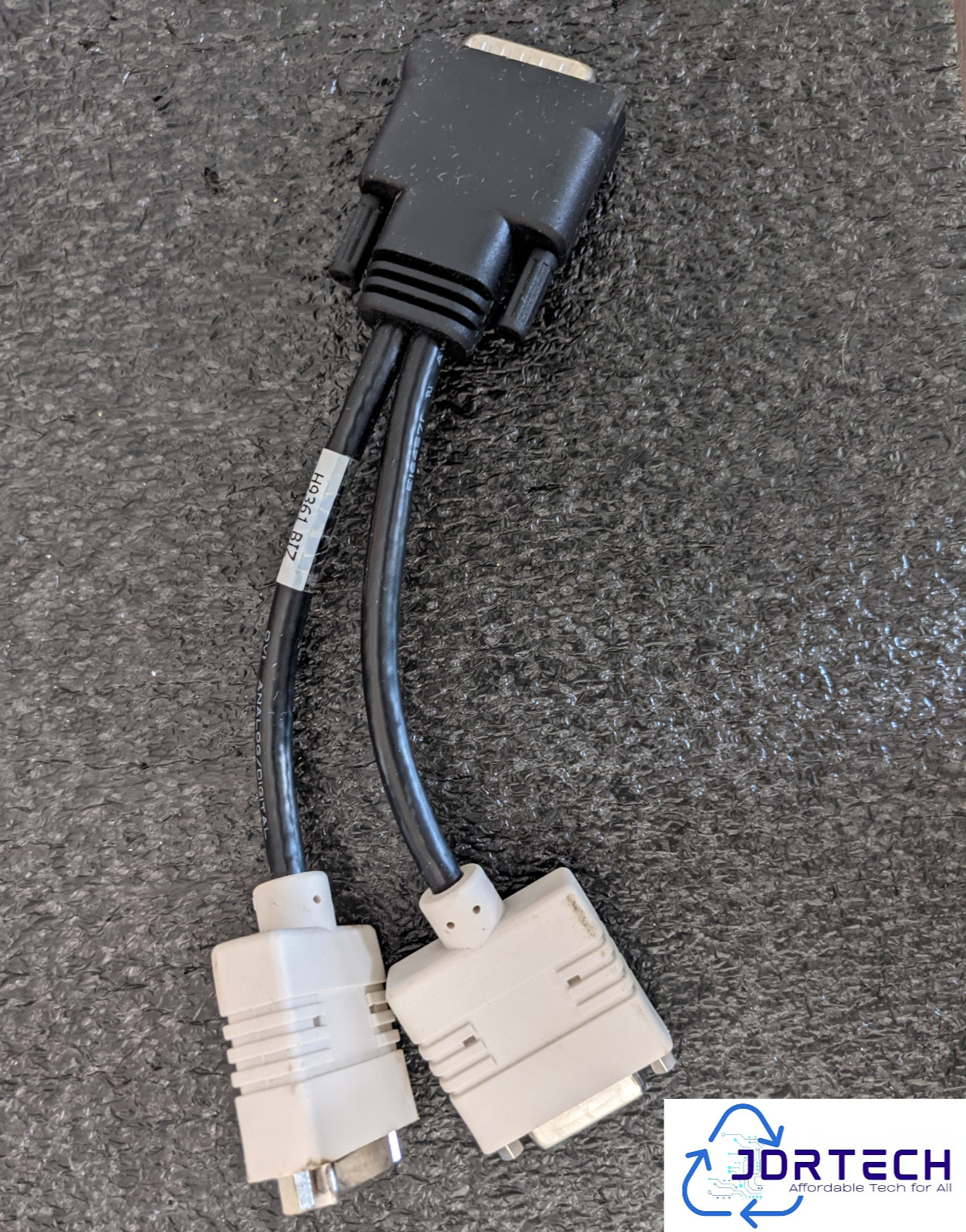 Dell H9361 Single DMS-59 to Dual DVI Splitter Y Cable