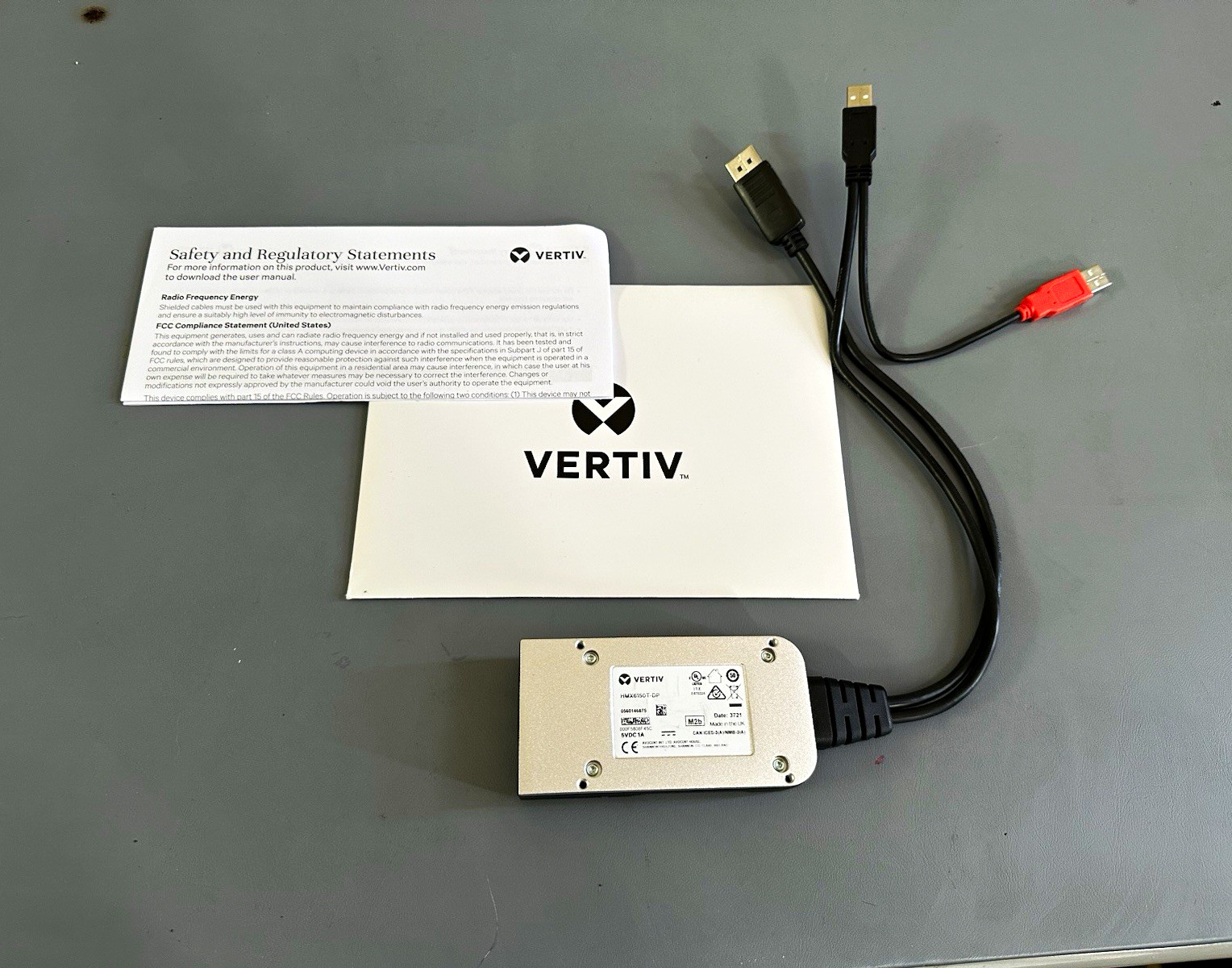 Vertiv Avocent HMX5150T-DP KVM Extender Transmitter, Powered 5V