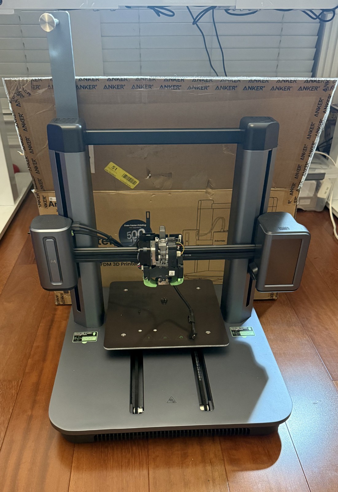 AnkerMake (eufyMake) M5 3D Printer 500 m/s High Speed - EXTRUDER BROKEN