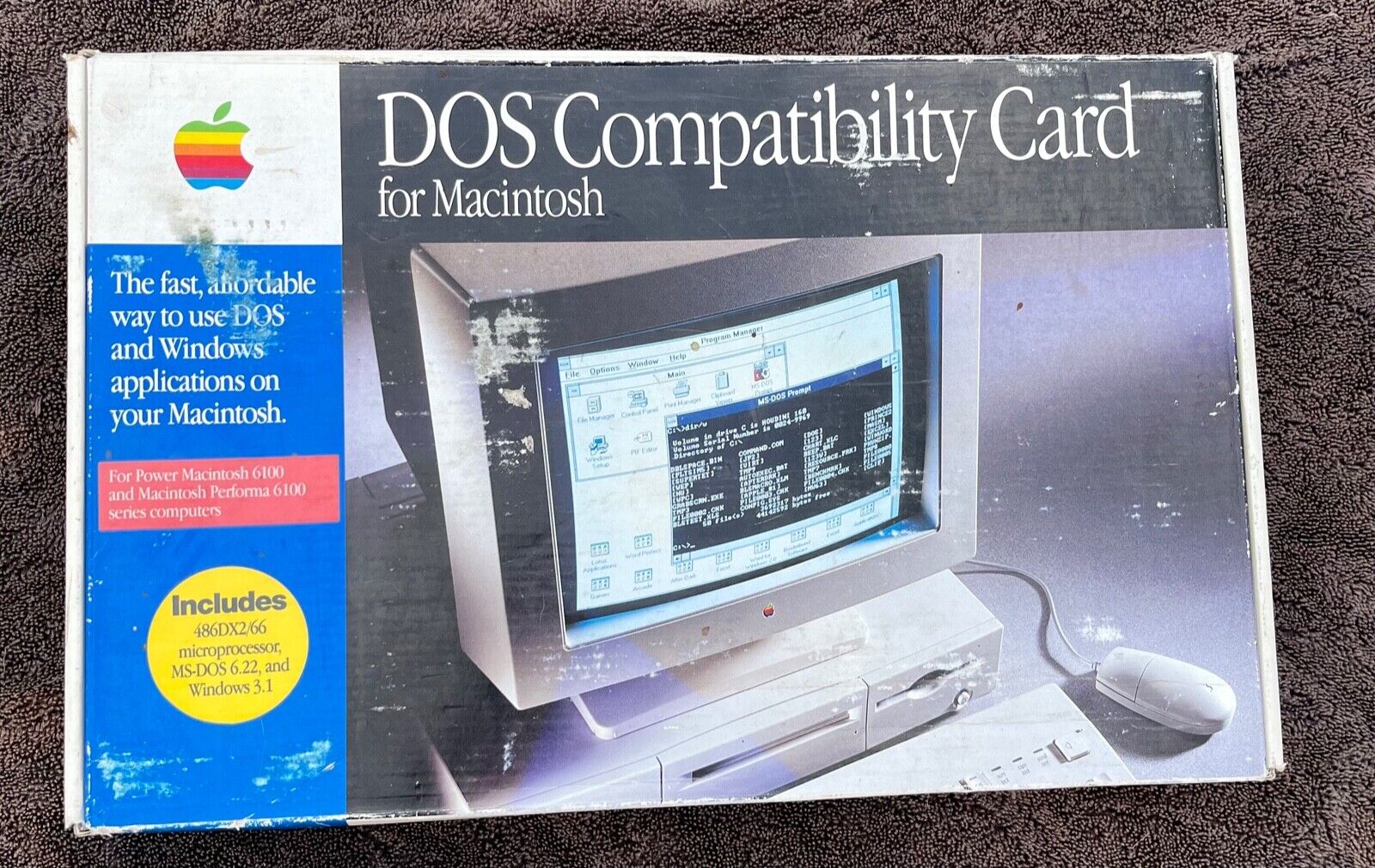 VERY RARE Vintage Apple Macintosh DOS Compatibility PDS Card NOT USED