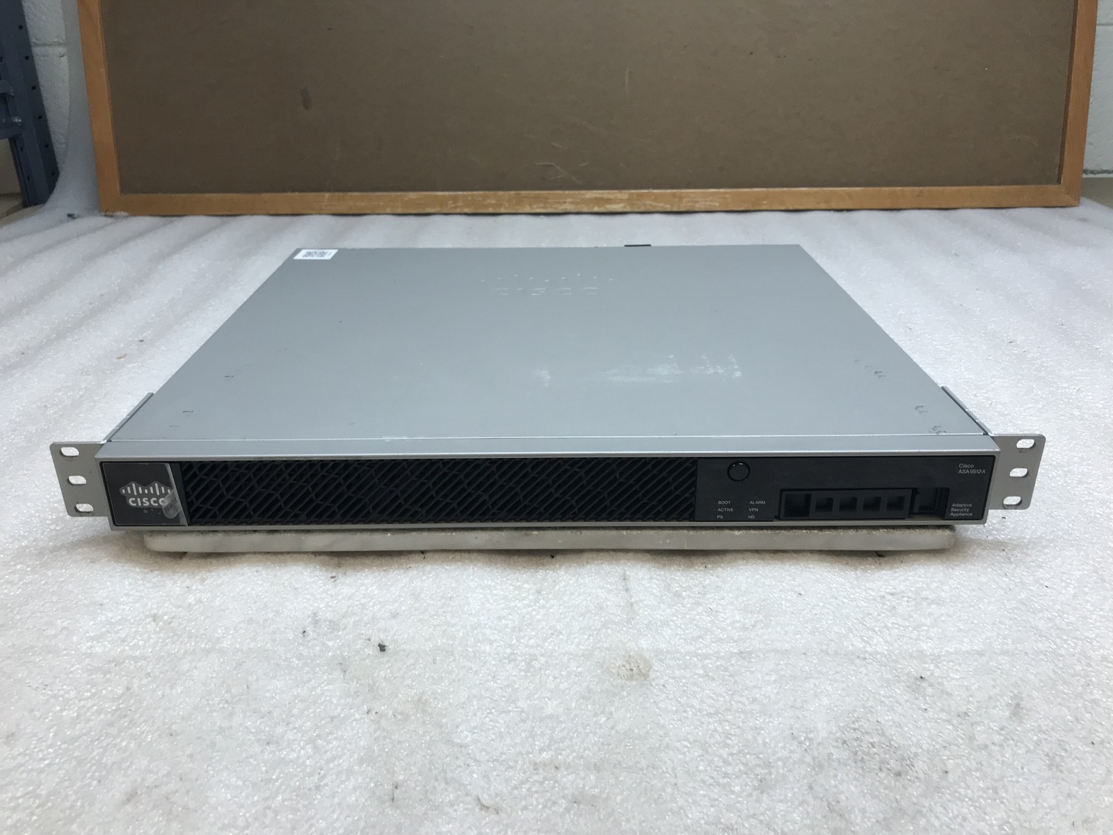 Cisco ASA 5512-X Firewall Security Appliance w/ Power Cord Rack Ears