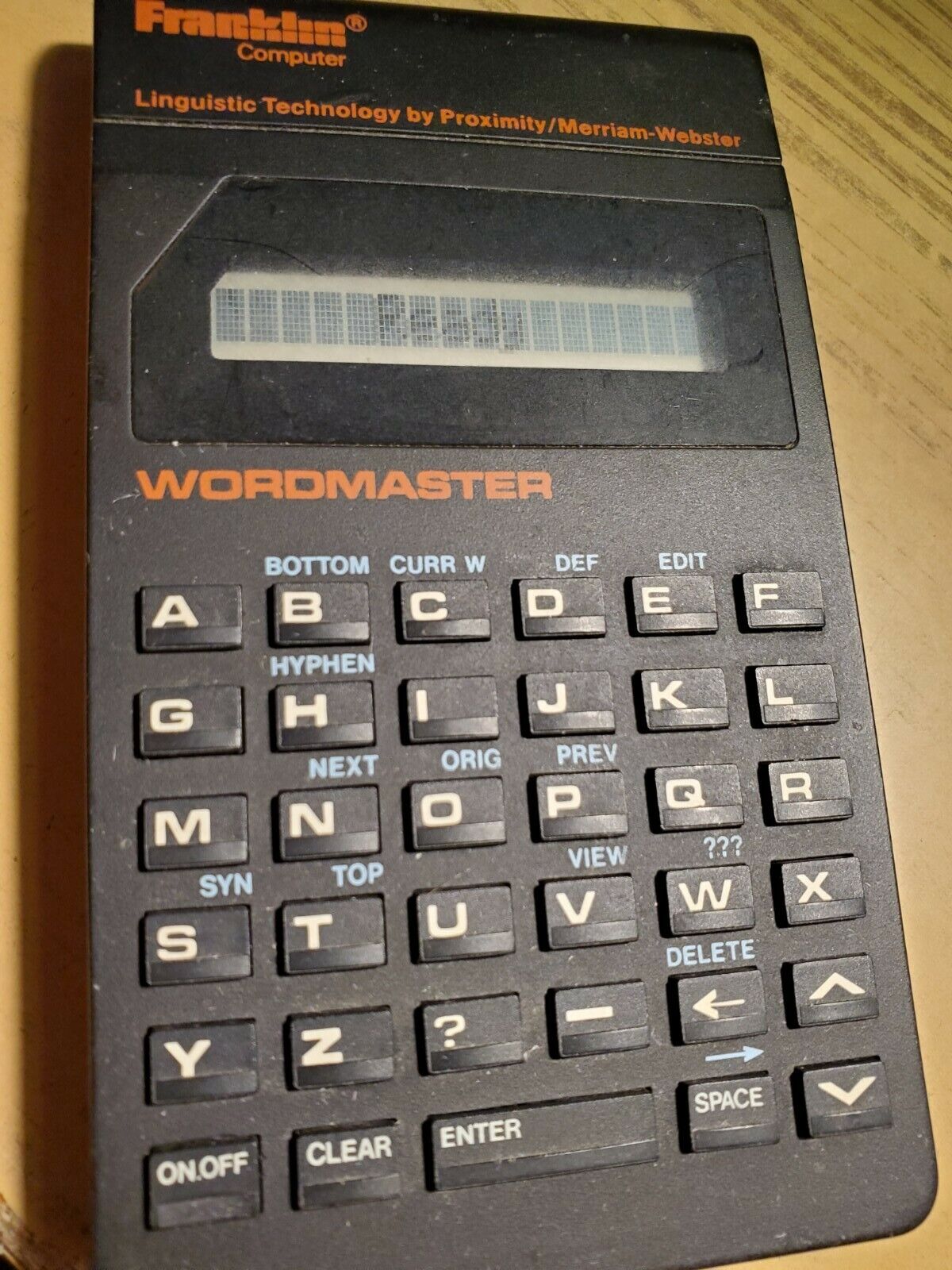 1987 Franklin Wordmaster Computer WM-1200 MULTI Function Working Condition 
