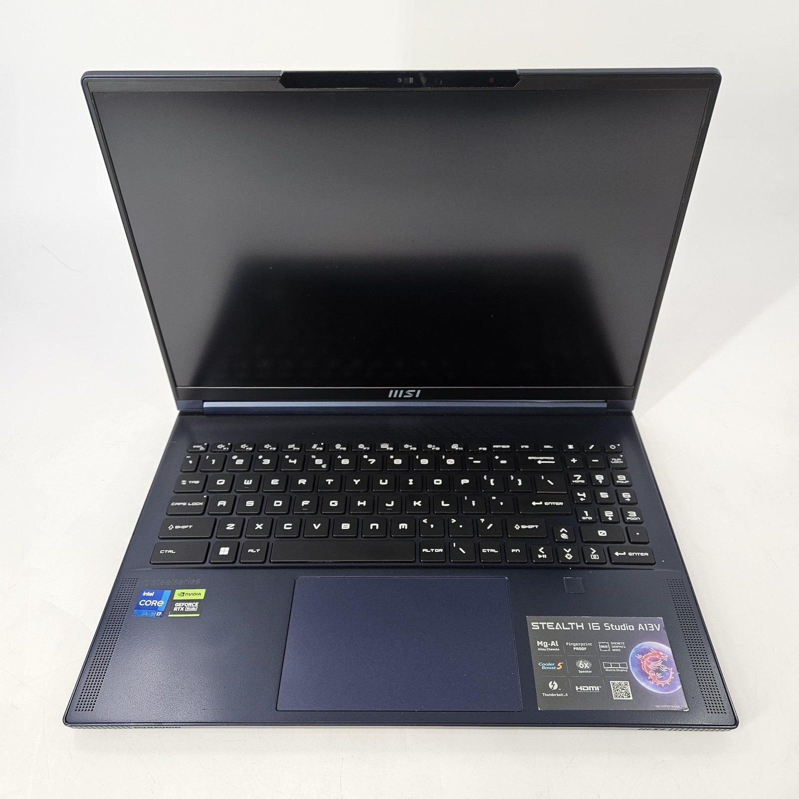 MSI Stealth 16 Studio 144Hz FHD+ 2.4 GHz i7-13620H 32GB 1TB RTX 4070 BAD BATTERY