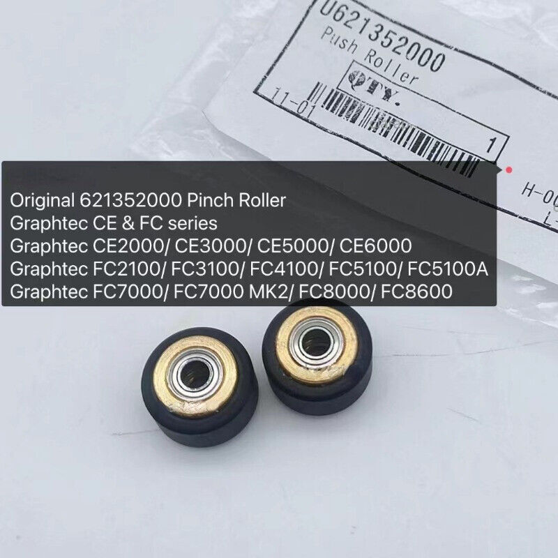 2PC Original Pinch Roller for Graphtec CE & FC Series CE5000/6000 FC8000/8600