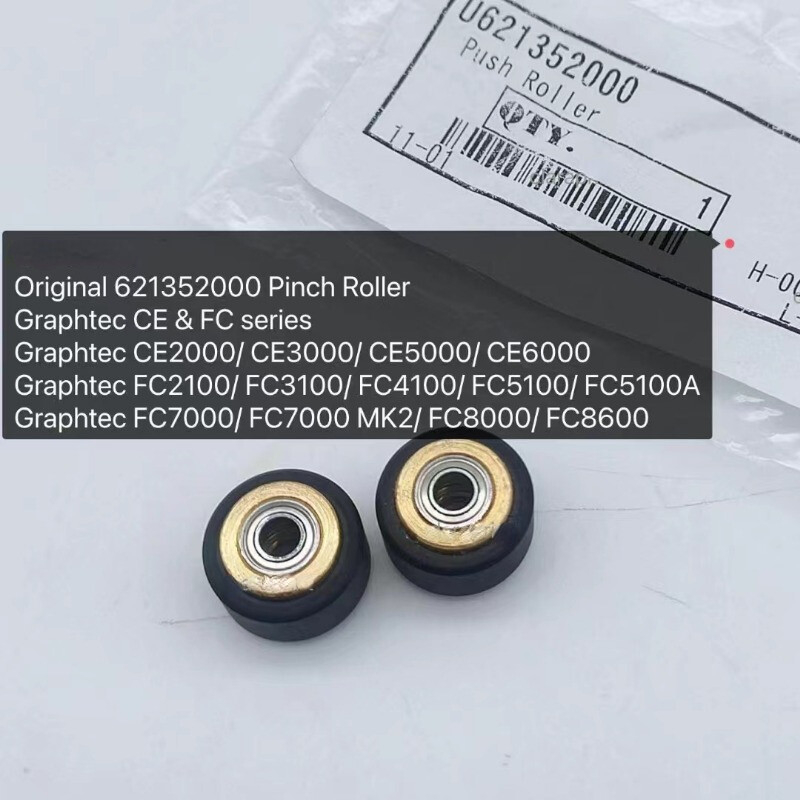 Original Pinch Roller for Graphtec CE & FC Series CE5000/6000 FC8000/8600 2PC