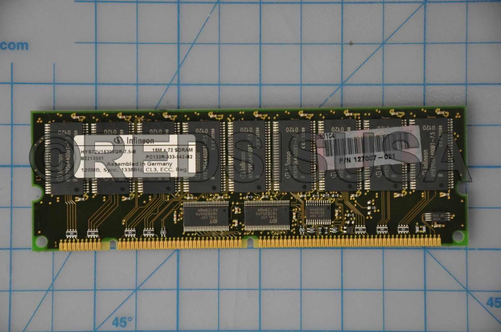 HP 128MB ECC SDRAM Buffer DIMM memory server for Proliant ML370 PIII 127007-021