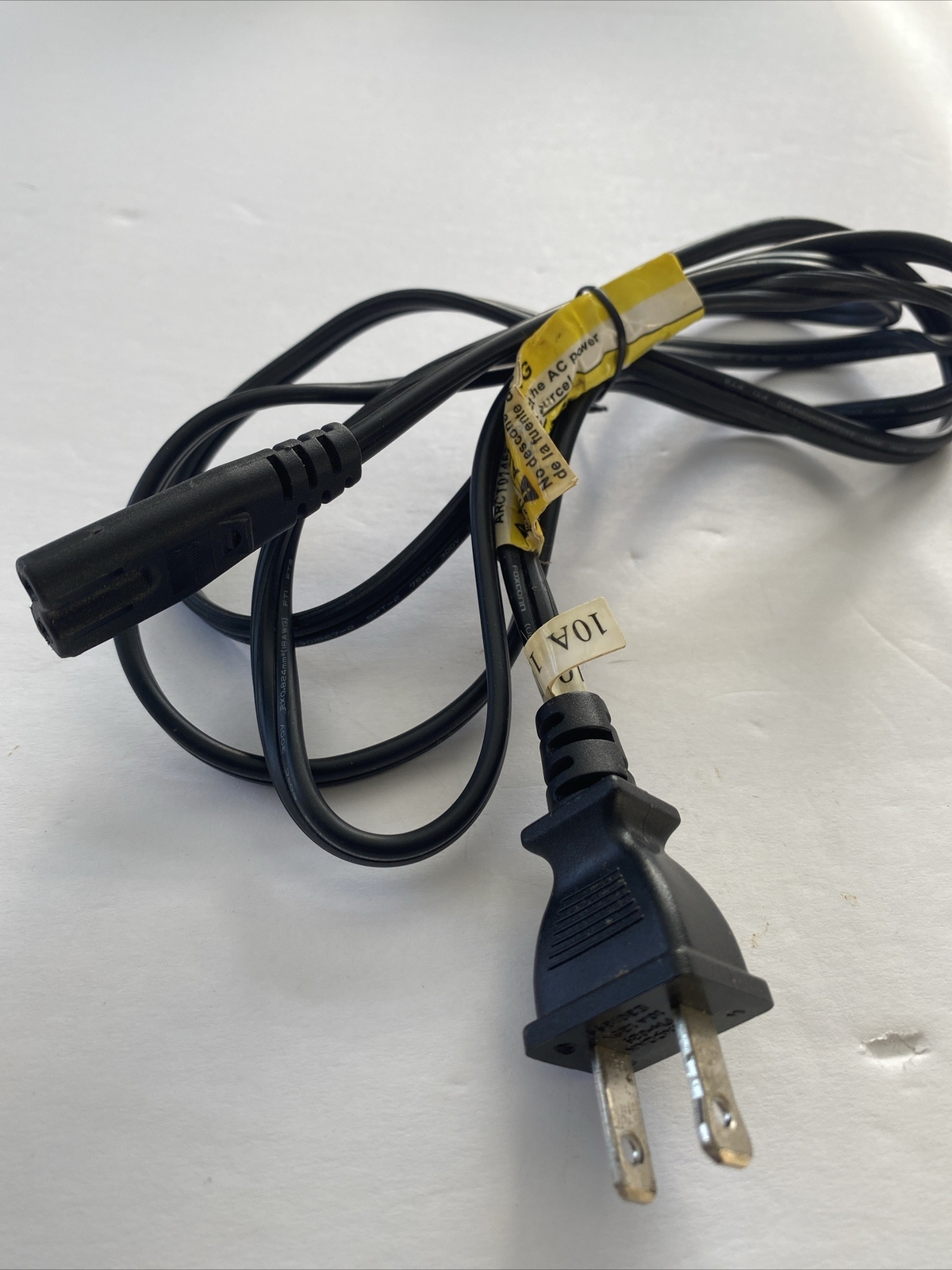 FoxConn 10A 125v E301899 Power Cord 2 Prong