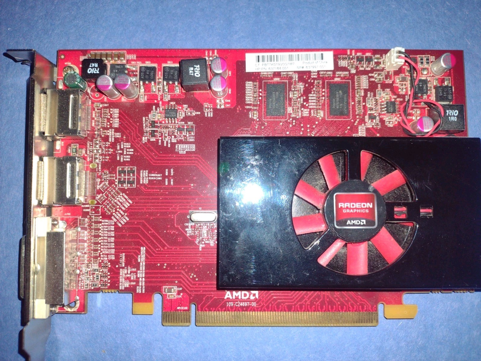AMD Radeon HD 6570 1GB PCIe Video Card HP PN: 637184-001 OEM Low Profile