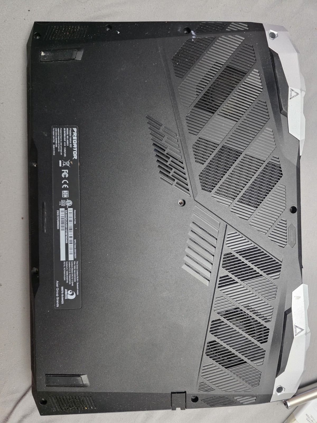 Acer Predator Helios 300 PH315-53 i7 10750H 2.6GHz No RAM  RTX 3060