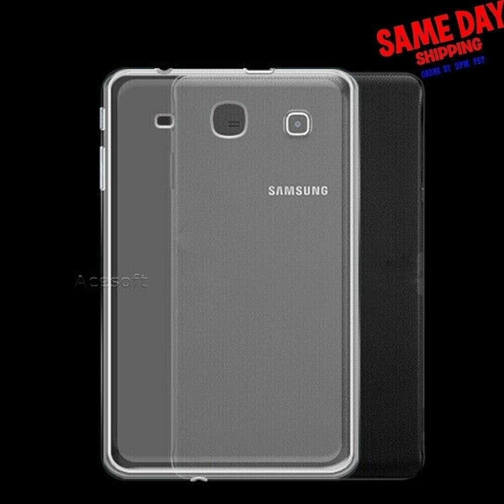 Dustproof Transparent Slim Soft TPU Case for Samsung Galaxy Tab E 8.0" SM-T377T
