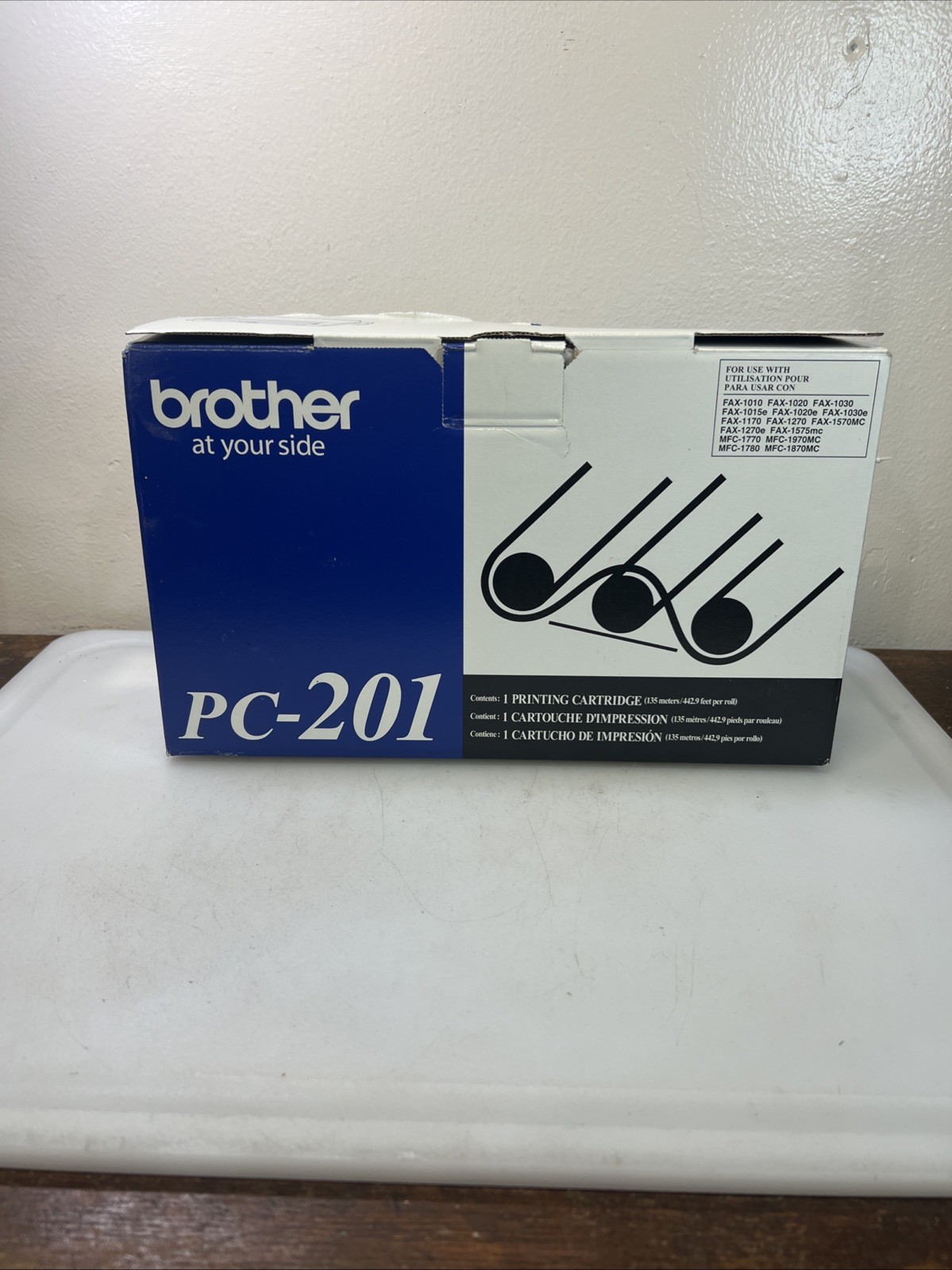 Genuine Brother PC-201 Print Cartridge  PC-201 Black - New Open Box