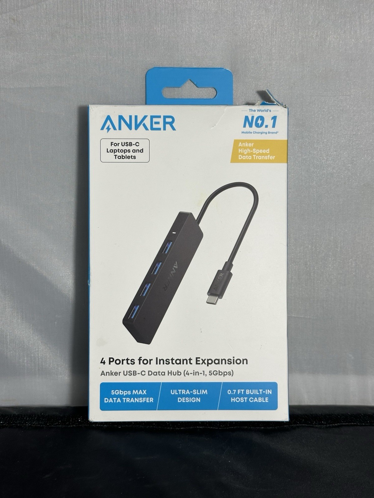 Anker 4 in 1 USB-C to 4 USB-A Data Hub