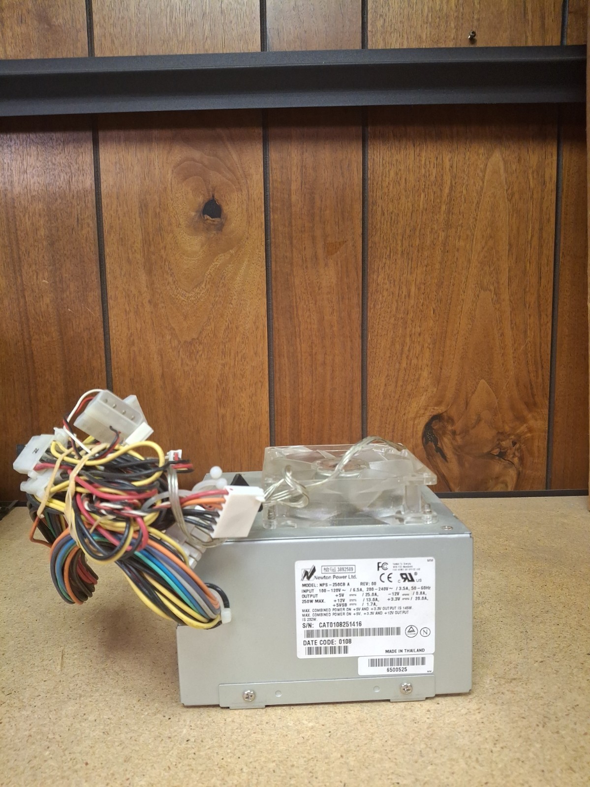Newton Power Ltd. Power Supply 250W NPS-250CB A Rev 00