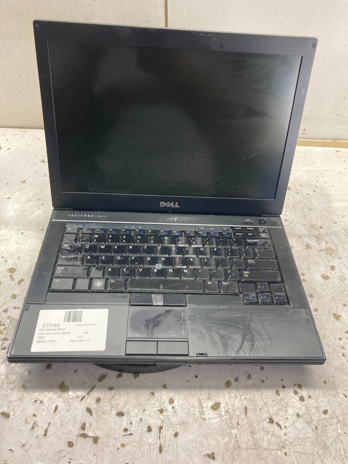 Dell Latitude E6410 Intel Core 2 Duo P8700 2.53GHz 4GB NO HDD