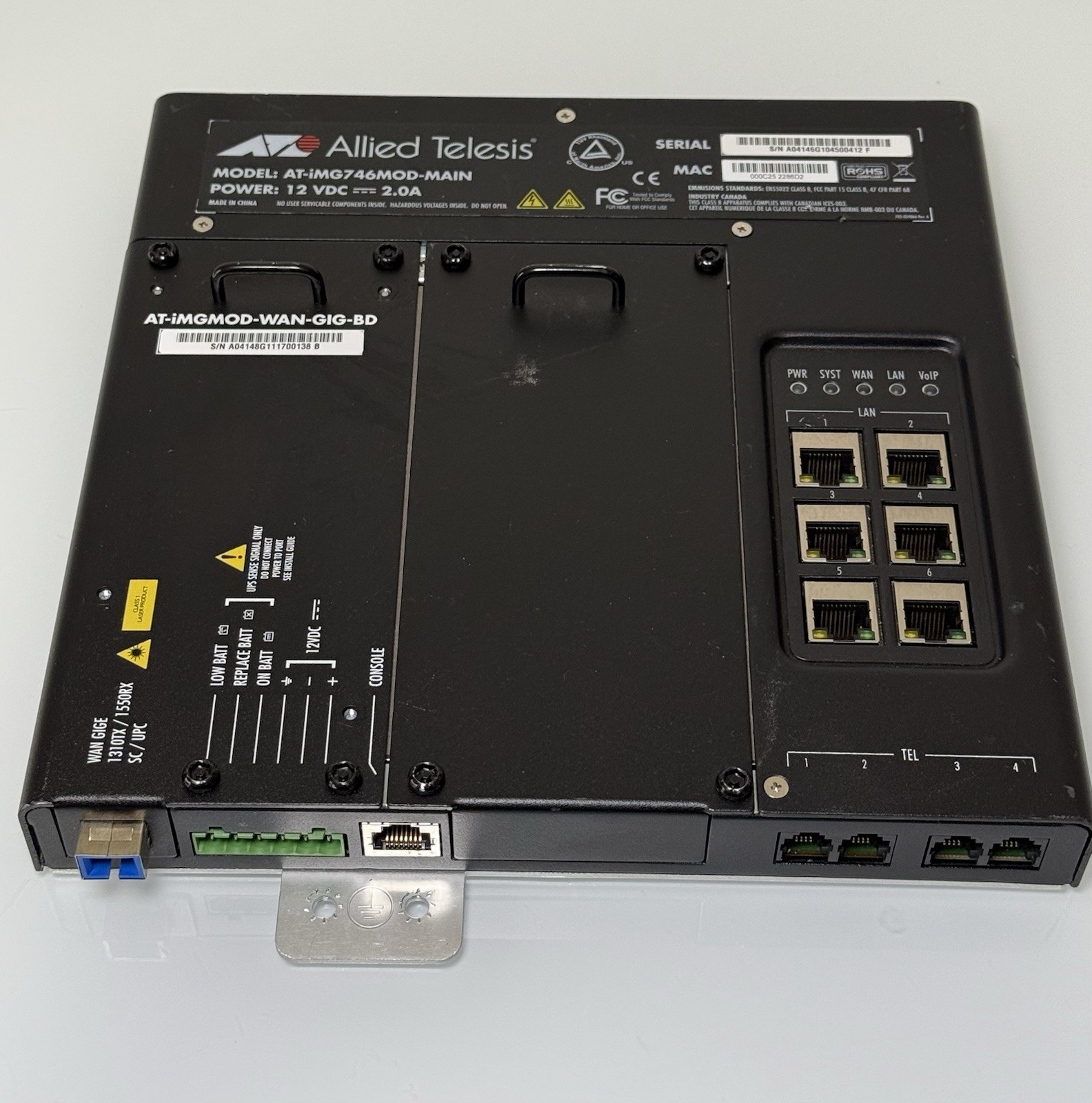 ALLIED TELESIS AT-IMG726MOD-MAIN AT-iMGMOD-WAN-GIG-BD