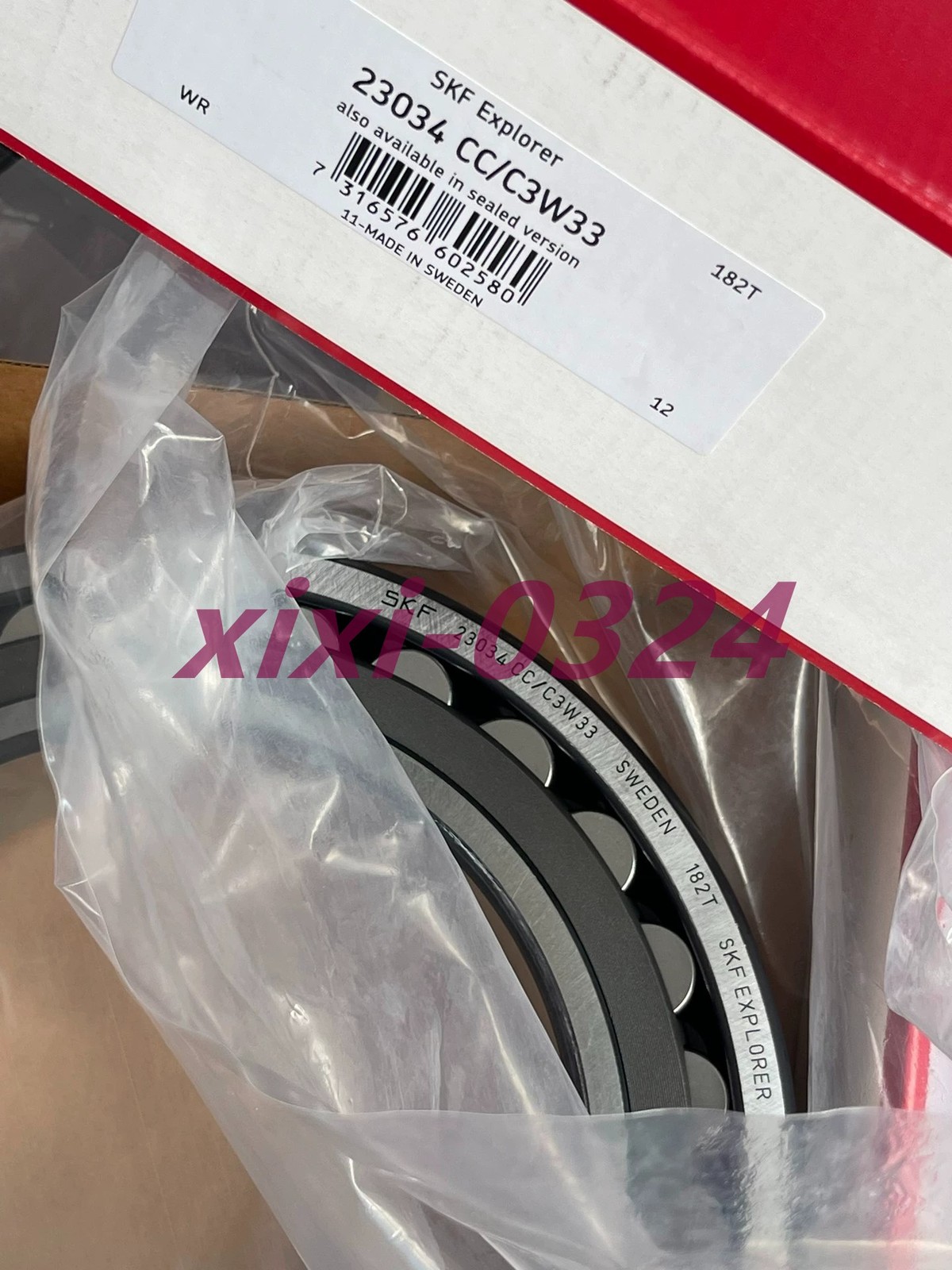 1PCS  NEW  SKF  23034CC/C3W33  Spherical Roller Bearings  Via DHL or FedEX