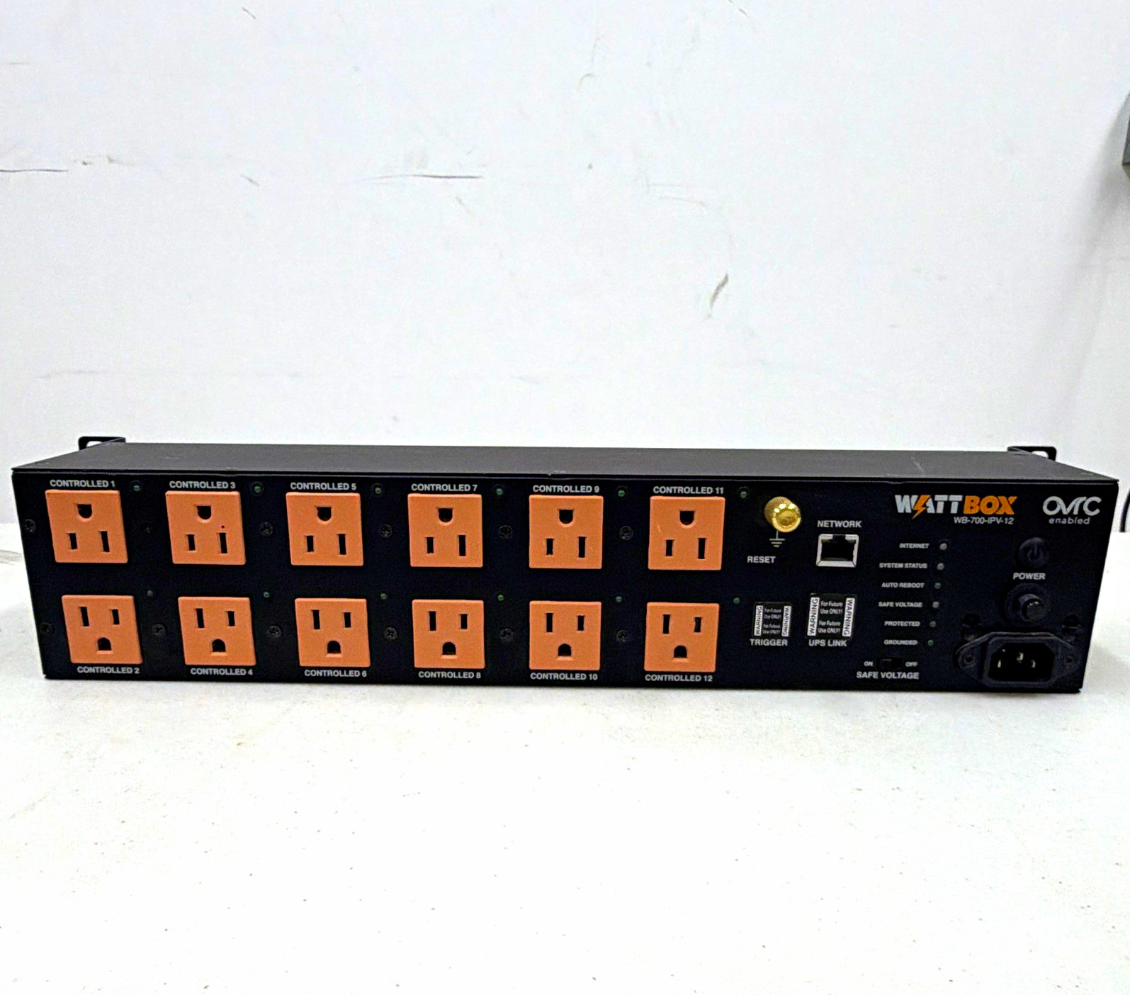 WattBox WB-700-IPV-12 OvrC Enabled Rack Mount Power Strip, 13 Outlets 120V