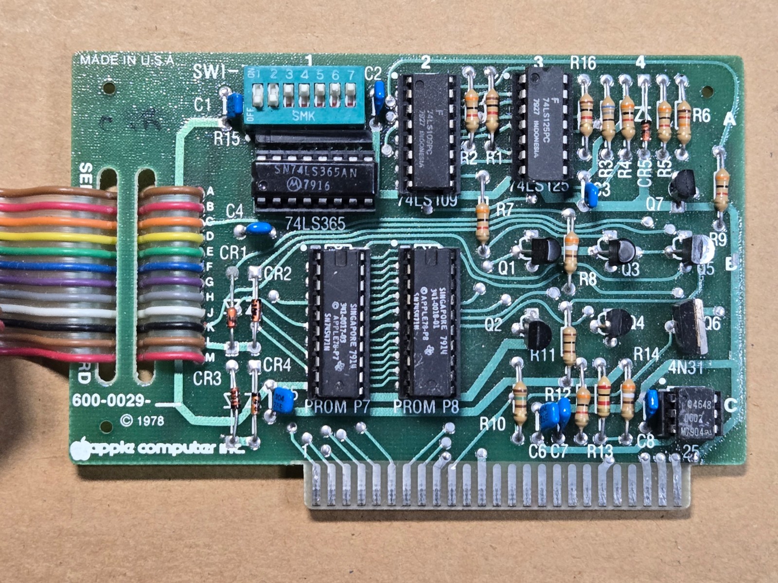 Apple Computer 600-0029 High Speed Interface Card For Apple II - Vintage 1978