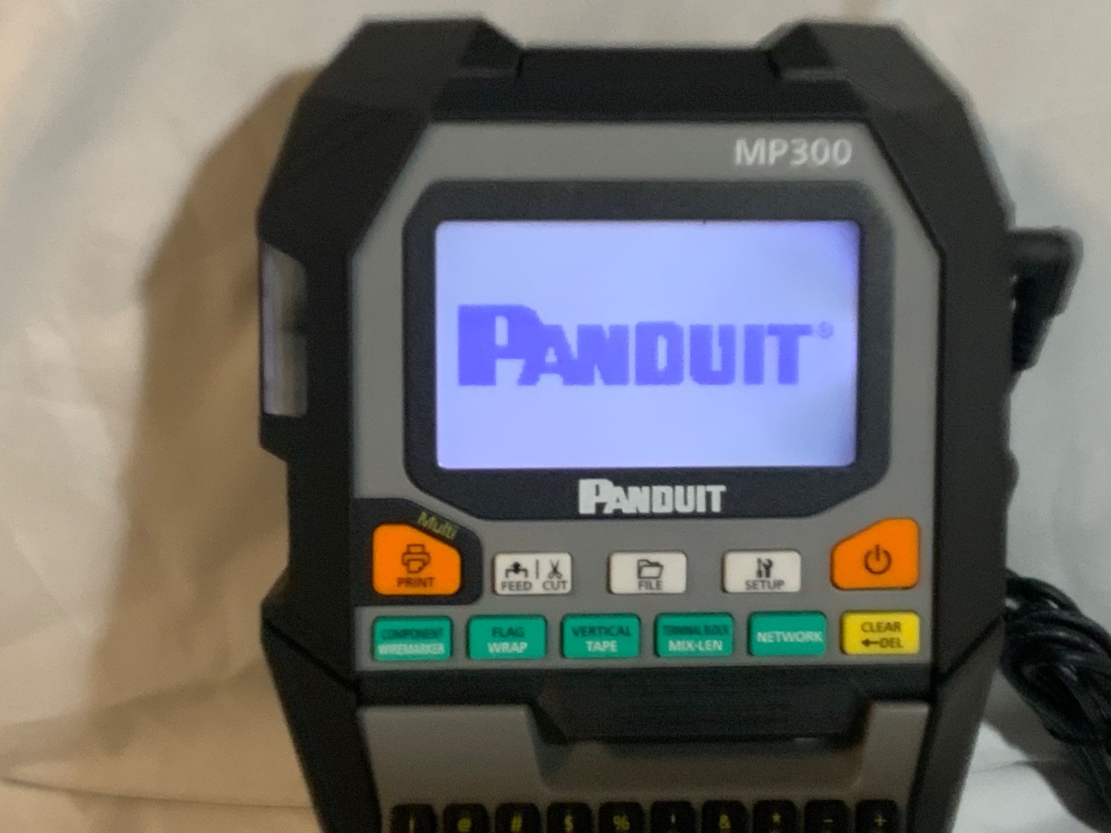 panduit mp300 printer/label maker. Upgraded rechargeable battery.