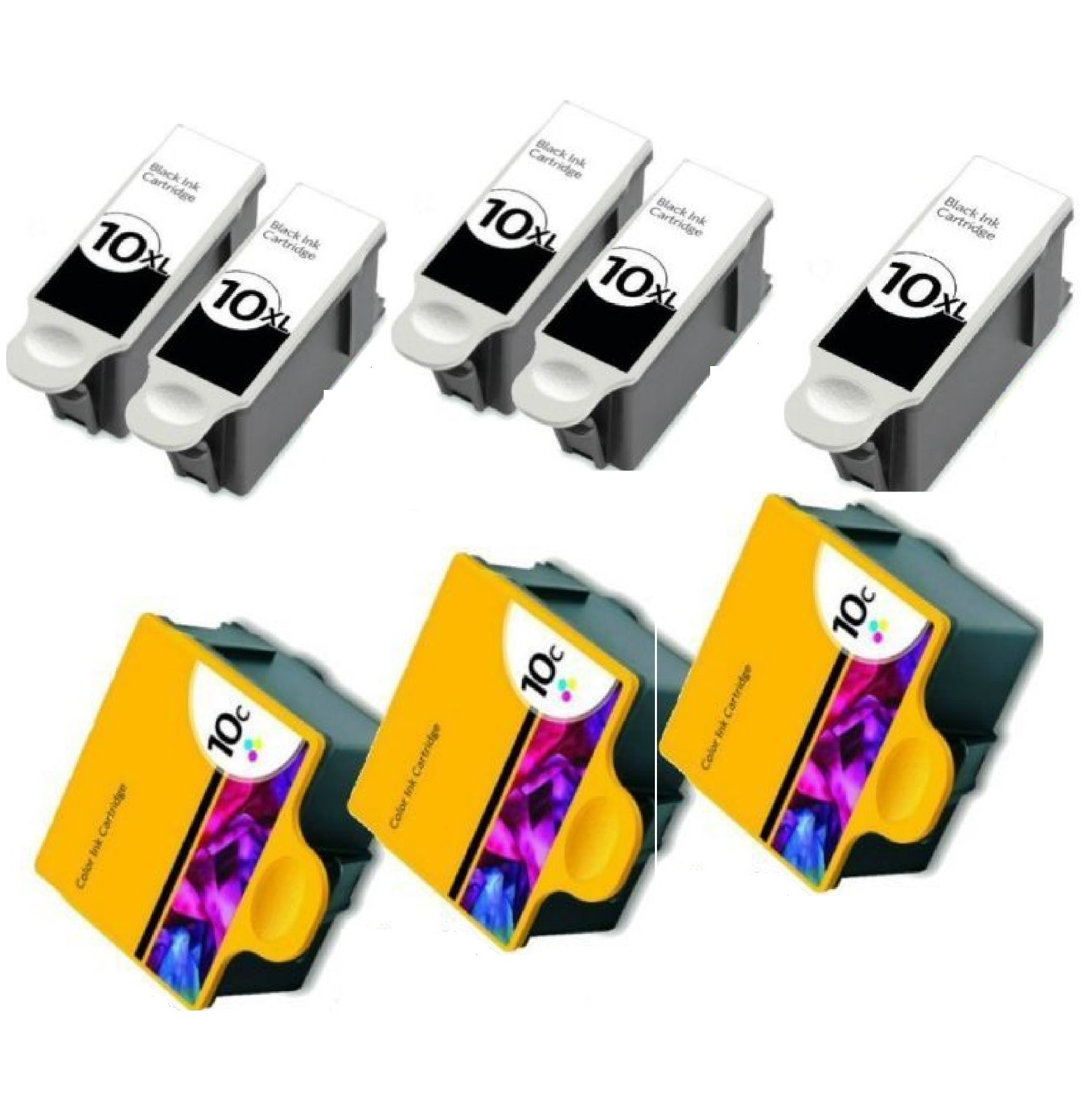 8-Pk/Pack For Kodak 10 XL Ink Cartridges ESP 3 5 7 9 3250 5210 5250 6150 9250