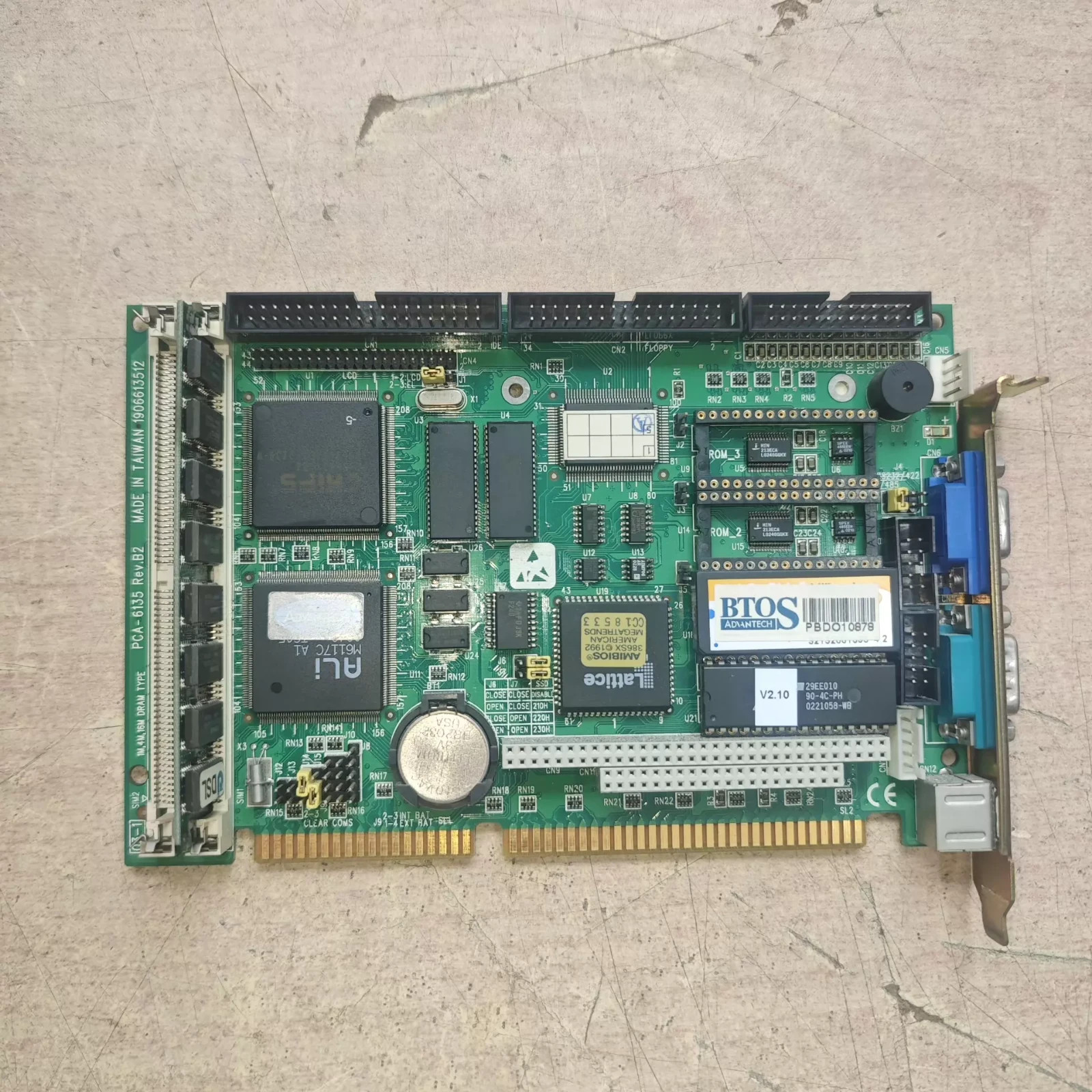 PCA-6135 REV:B1  ADVANTECH Motherboard CPU Board