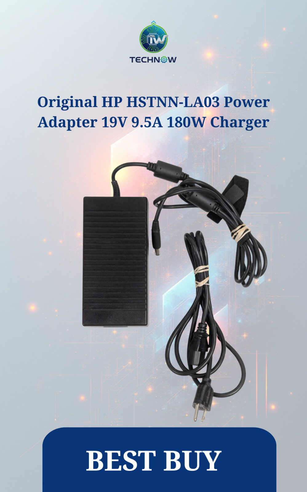 Original HP HSTNN-LA03 Power Adapter 19V 9.5A 180W Charger